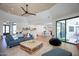 Open-concept living area with modern decor and abundant natural light at 5045 E Calle Del Sol --, Cave Creek, AZ 85331