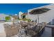 Cozy patio with comfortable seating, perfect for relaxing and enjoying the backyard view at 5045 E Calle Del Sol --, Cave Creek, AZ 85331