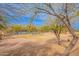 View of the park near the property featuring tennis courts and desert landscaping at 7654 W Congressional Way, Florence, AZ 85132