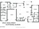 Detailed floor plan of the home, showcasing the layout of the rooms and overall property design at 8514 E Krail St, Scottsdale, AZ 85250