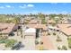 Aerial view of a residential home with a well maintained yard and a tile roof at 13764 W Meeker Blvd, Sun City West, AZ 85375