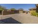 Backyard showing exterior storage and desert landscaping at 15135 E Monument Rd, Scottsdale, AZ 85262