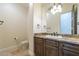 Well-appointed bathroom featuring granite countertops and updated fixtures at 15135 E Monument Rd, Scottsdale, AZ 85262