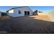 Large backyard ready for landscaping at 15781 W Cheryl Dr, Waddell, AZ 85355