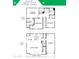 Floor plan showcasing a 3-bedroom, 2.5-bath layout over two levels at 16875 N 12Th St # 32, Phoenix, AZ 85022