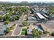 Aerial view of the charming home in a neighborhood with a private pool and yard at 1749 E Medlock Dr, Phoenix, AZ 85016