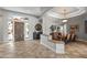 Spacious foyer with tiled floors leads to the dining room, perfect for entertaining at 27582 N 67Th Way, Scottsdale, AZ 85266