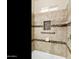 Modern shower with tiled niche and safety bar at 2929 E Main St # 135, Mesa, AZ 85213