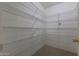 Spacious walk-in closet featuring wire shelving for organized storage solutions at 3111 W Pleasant Ln, Phoenix, AZ 85041