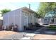 Exterior view of container home featuring a xeriscaped yard and modern design at 4112 N 11Th St, Phoenix, AZ 85014