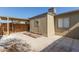 View of backyard with outdoor storage and partial shade at 6711 W Osborn Rd # 127, Phoenix, AZ 85033