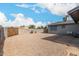 Backyard with gravel, walls and a fence at 76 N 133Rd St, Chandler, AZ 85225