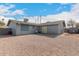 Backyard gravel and a back door at 76 N 133Rd St, Chandler, AZ 85225