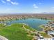 Gorgeous aerial shot showcasing the lake, golf course and community at 16800 E El Lago Blvd # 2072, Fountain Hills, AZ 85268