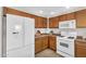 Functional kitchen with white appliances and ample cabinet space at 16800 E El Lago Blvd # 2072, Fountain Hills, AZ 85268