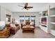 Inviting living room with plush couches, neutral colors, and natural light at 16800 E El Lago Blvd # 2072, Fountain Hills, AZ 85268