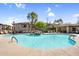 Resort-style pool with a waterfall feature and comfortable lounge chairs, perfect for relaxation at 16800 E El Lago Blvd # 2072, Fountain Hills, AZ 85268