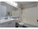 Well-maintained bathroom featuring a tub shower combo and modern vanity at 1753 E Shasta St, Casa Grande, AZ 85122