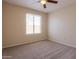 Bright bedroom with carpet floors and a window at 1753 E Shasta St, Casa Grande, AZ 85122