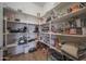 Spacious pantry with ample shelving for organized food storage at 19051 N 259Th Ave, Buckeye, AZ 85396