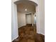 Inviting home entryway featuring neutral walls and decorative tile flooring at 2146 E Aloe Pl, Chandler, AZ 85286