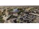 Aerial view of golf course community and nearby parking area at 22346 N Goles Dr, Maricopa, AZ 85138