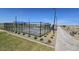 Community pickleball courts with fenced enclosure, providing space for active play and outdoor recreation at 2707 E Abe Truckle Ave, San Tan Valley, AZ 85140