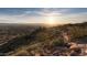 Panoramic mountain view at sunset, showcasing the natural beauty of the surrounding landscape at 5000 N Camelback Ridge Rd # 410, Scottsdale, AZ 85251