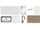 Kitchen design elements showing countertop, faucet, cabinet, hardware, tile, and sink selections at 7688 W Saddlehorn Rd, Peoria, AZ 85383