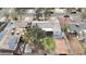 A high angle view of the home showing yard and proximity to other homes at 808 W 9Th St, Tempe, AZ 85281