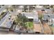 Birds eye view of fenced in backyard and patio of a single Gathering home at 808 W 9Th St, Tempe, AZ 85281