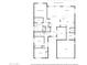 Home floor plan showing layout of bedrooms, bathrooms, kitchen, and living spaces at 11207 N 165Th Ave, Surprise, AZ 85388