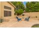 Backyard with fire pit and seating area at 1165 E Erie St, Gilbert, AZ 85295