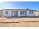 Spacious backyard featuring a large patio and blank canvas for creating your outdoor oasis at 12722 W Diaz Dr, Arizona City, AZ 85123