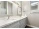 Bright bathroom features double sinks, modern fixtures, and a neutral color palette at 2348 W Flint St, Chandler, AZ 85224