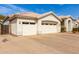 Spacious two-car garage with automatic doors and extra driveway parking at 2348 W Flint St, Chandler, AZ 85224