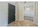 Welcoming foyer with a decorative front door and elegant chandelier at 3527 E Indigo Cir, Mesa, AZ 85213