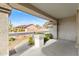 Covered porch with desert landscaping at 4441 E Via Dona Rd, Cave Creek, AZ 85331