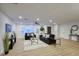 Bright living room with tile floors and modern furniture at 918 W Carmen St, Tempe, AZ 85283