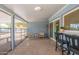 Inviting covered patio with brick flooring and views of the backyard space at 10844 N 37Th St, Phoenix, AZ 85028
