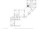 Home architectural plan showing the configuration of the rooms including bedrooms, and living spaces at 11823 N 76Th Way, Scottsdale, AZ 85260