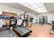 Well-equipped gym featuring treadmills, punching bag, and weightlifting equipment at 3031 N Civic Center Plz # 306, Scottsdale, AZ 85251