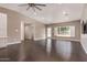 Spacious living room featuring hardwood floors, recessed lighting, and a bright and airy feel at 520 W Townley Ave, Phoenix, AZ 85021