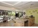 View of kitchen that opens up to the dining and living areas at 7121 E Rancho Vista Dr # 1008, Scottsdale, AZ 85251