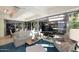Bright living room with lots of natural light and views of the lush exterior at 7121 E Rancho Vista Dr # 1008, Scottsdale, AZ 85251