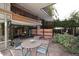Inviting patio with ample seating surrounded by lush landscaping for ultimate privacy and relaxation at 7121 E Rancho Vista Dr # 1008, Scottsdale, AZ 85251