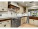Close-up of kitchen featuring stainless steel oven and range with wooden accents at 8325 N 73Rd Pl, Scottsdale, AZ 85258