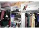 Organized closet with ample shelving and hanging space for clothes and accessories at 1227 E Sheena Dr, Phoenix, AZ 85022