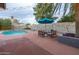 Backyard with outdoor seating and pool at 14407 N 35Th Pl, Phoenix, AZ 85032