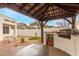 Outdoor covered grilling area with built in counterspace in this peaceful desert backyard at 28617 N 50Th Pl, Cave Creek, AZ 85331